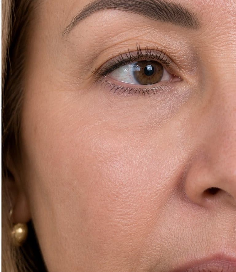 Contorno de ojos antes y después con NCTF — después